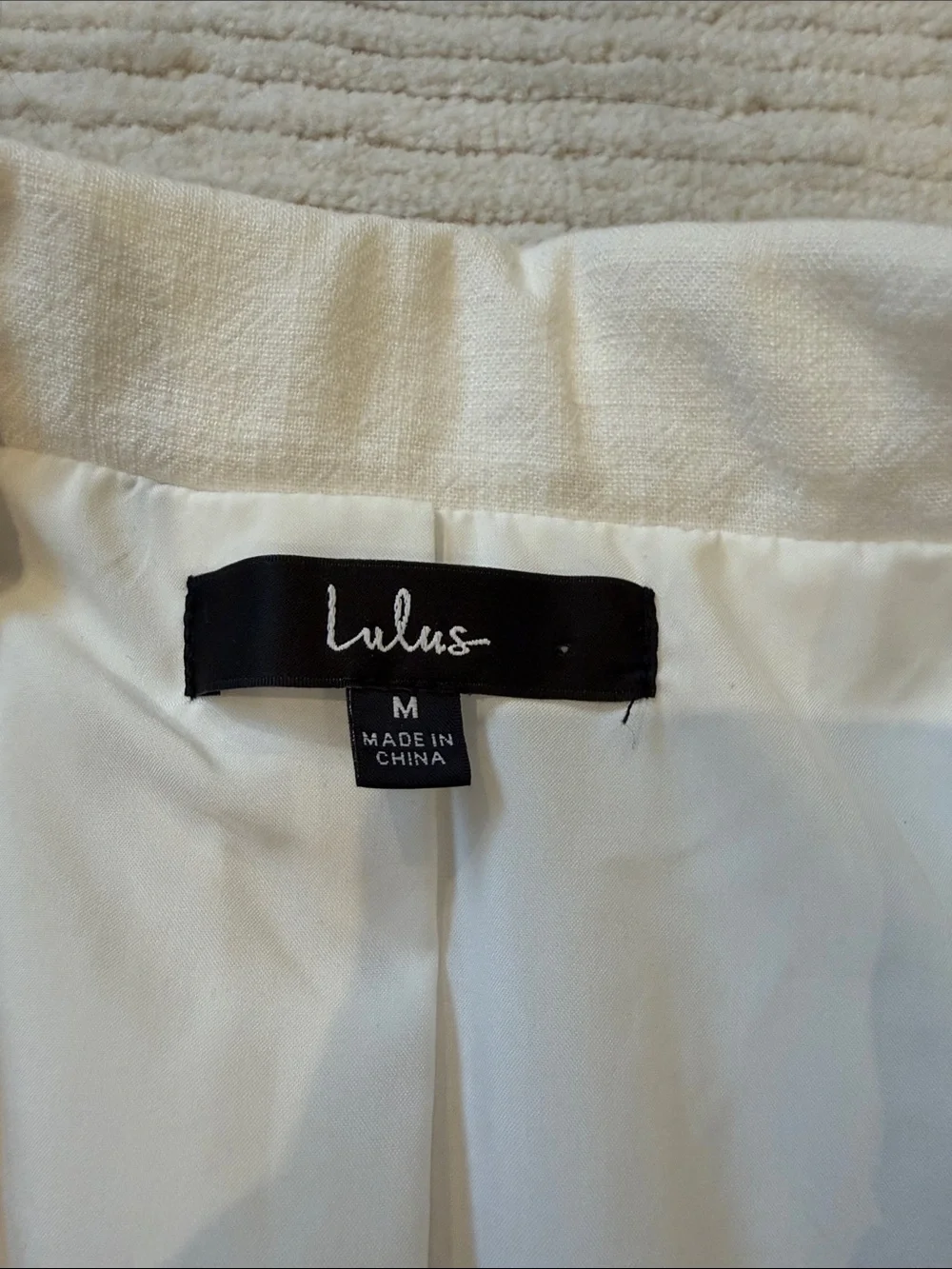 Lulu's White Button-Front Mini Dress - Picture 4 of 4